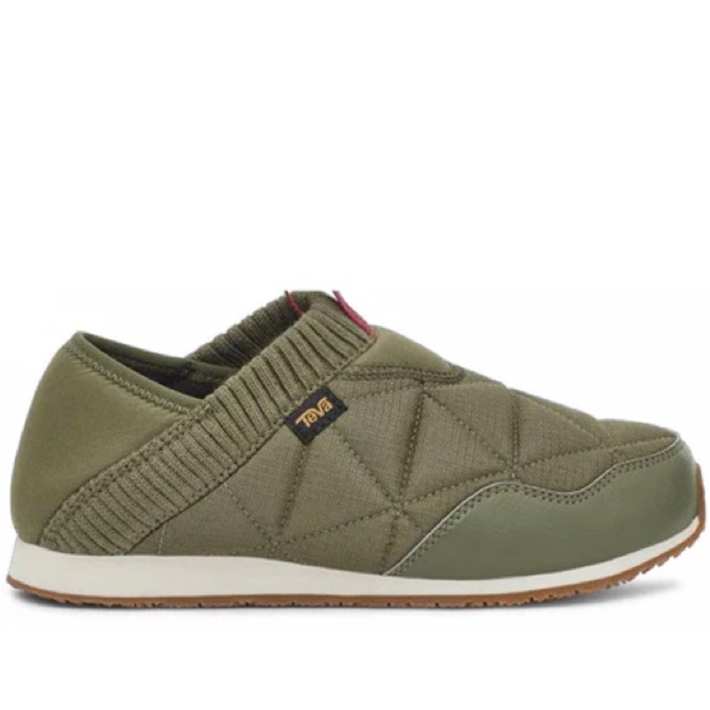 TEVA RE Ember Women’s Slip On Sneaker Olive Green  US 7